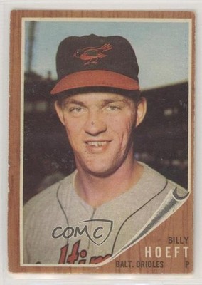 1962 Topps Billy Hoeft (B Not Visible on Jersey) #134 5hy