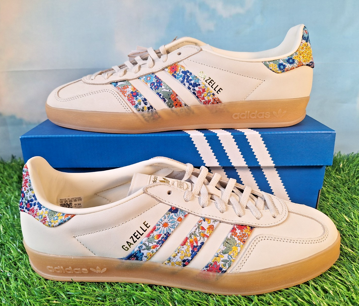 adidas gazelle silver green womens Adidas Originals Womens Gazelle