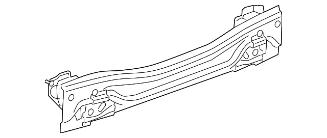 Barra de impacto parachoques trasero original GM 95382651 Foto 3 de 4