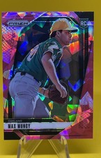 2025 Panini Prizm Max Muncy #36 Pink Ice Prizm RC Oakland Athletics