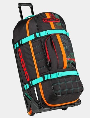 NEW OGIO RIG 9800 GEAR BAG DUFFLE ROLLING TRAVEL BAG, TROPICS 801000-10