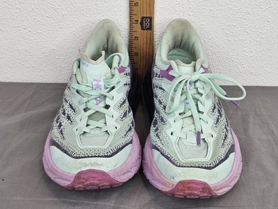 Hoka One One Speedgoat 5 Women's Trail Running Shoes Size US 8.5 Mint Purple