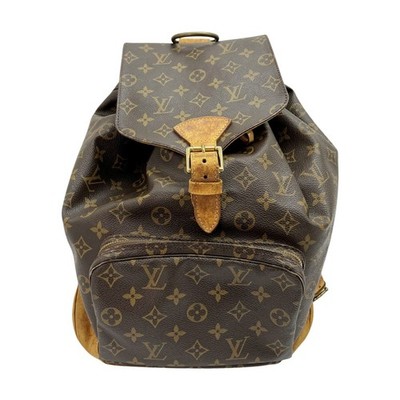 LOUIS VUITTON Monogram Montsouris Bag Backpack M51135 Brown