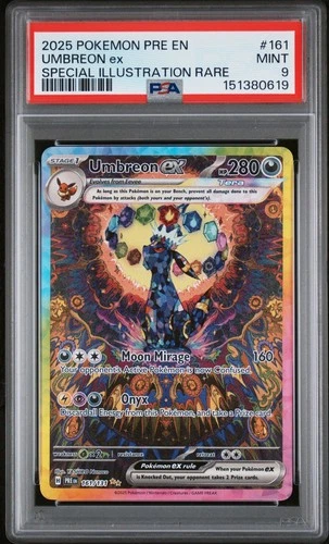 PSA 9 UMBREON EX 161 PRISMATIC EVOLUTIONS SPECIAL ILLUSTRATION RARE POKEMON MINT