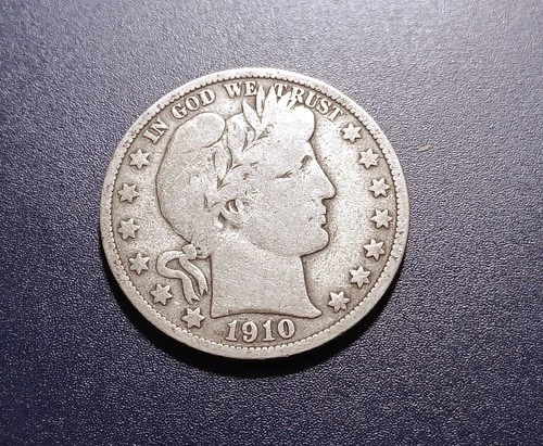 VG 1910-P Barber Half Dollar