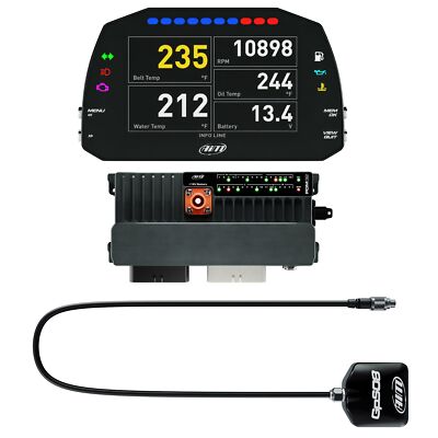 AiM Advanced PDM32 / Data Logger Kit - (5'' Display, Street Icons, 1.3m GPS)