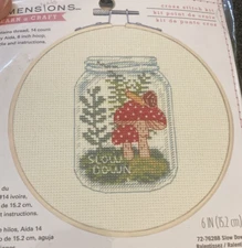 Dimensions Slow Down Cross stitch kit #72-76288