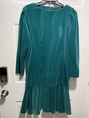 green holiday dress juniors Ooh La La Couture Holiday Green Mistletoe Dress main image 0