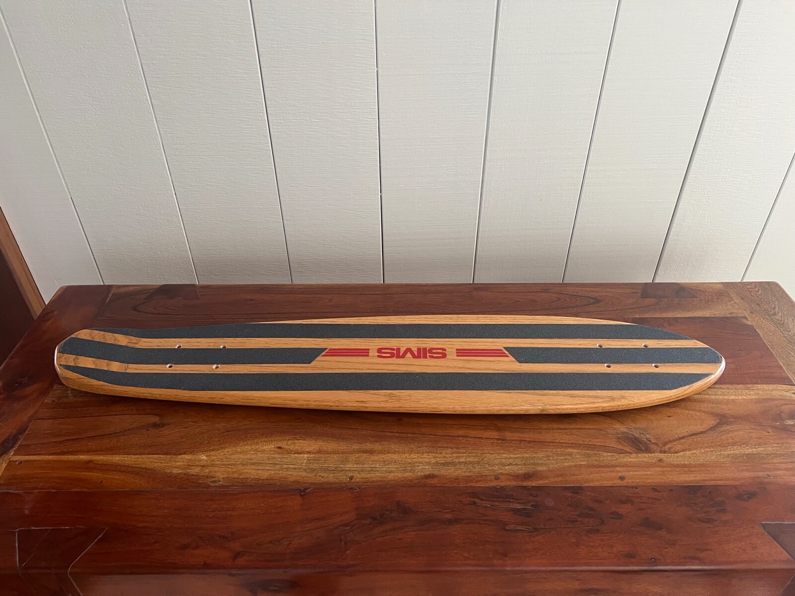 Vintage Sims 36" Skateboard deck. 1970's Kick tail skateboard eBay
