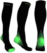 Physix Gear Compression Socks 20-30 mmHg - Men  Women - Running, Nurses, Shi...