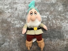 Vtg 80s 90s Sleepy Plush Stuffed Bean Bag Disney Snow White Canasa Trading Toy