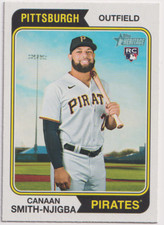 2023 Topps Heritage #312 Canaan Smith-Njigba RC Pittsburgh Pirates