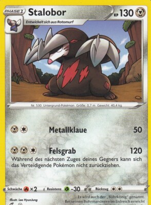 Stalobor 183/264 Fusions Angriff Pokemon Karte Deutsch