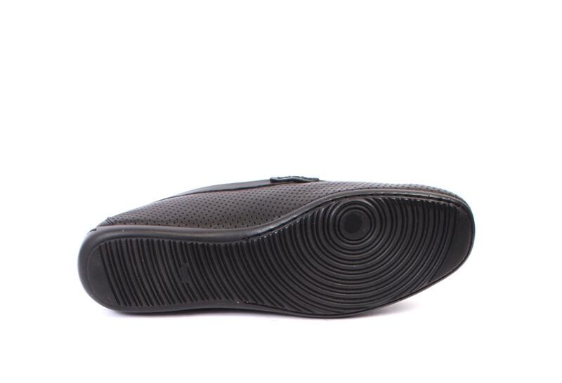 ROBERTO SERPENTINI 20650a Black Leather Moccasins Loafers  display picture 2
