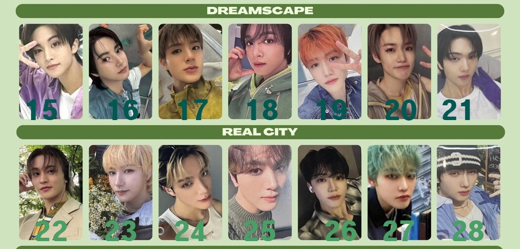 nct dream - [DREAMSCAPE] Flip/Construct/DREAMini/SMINI PHOTOCARD