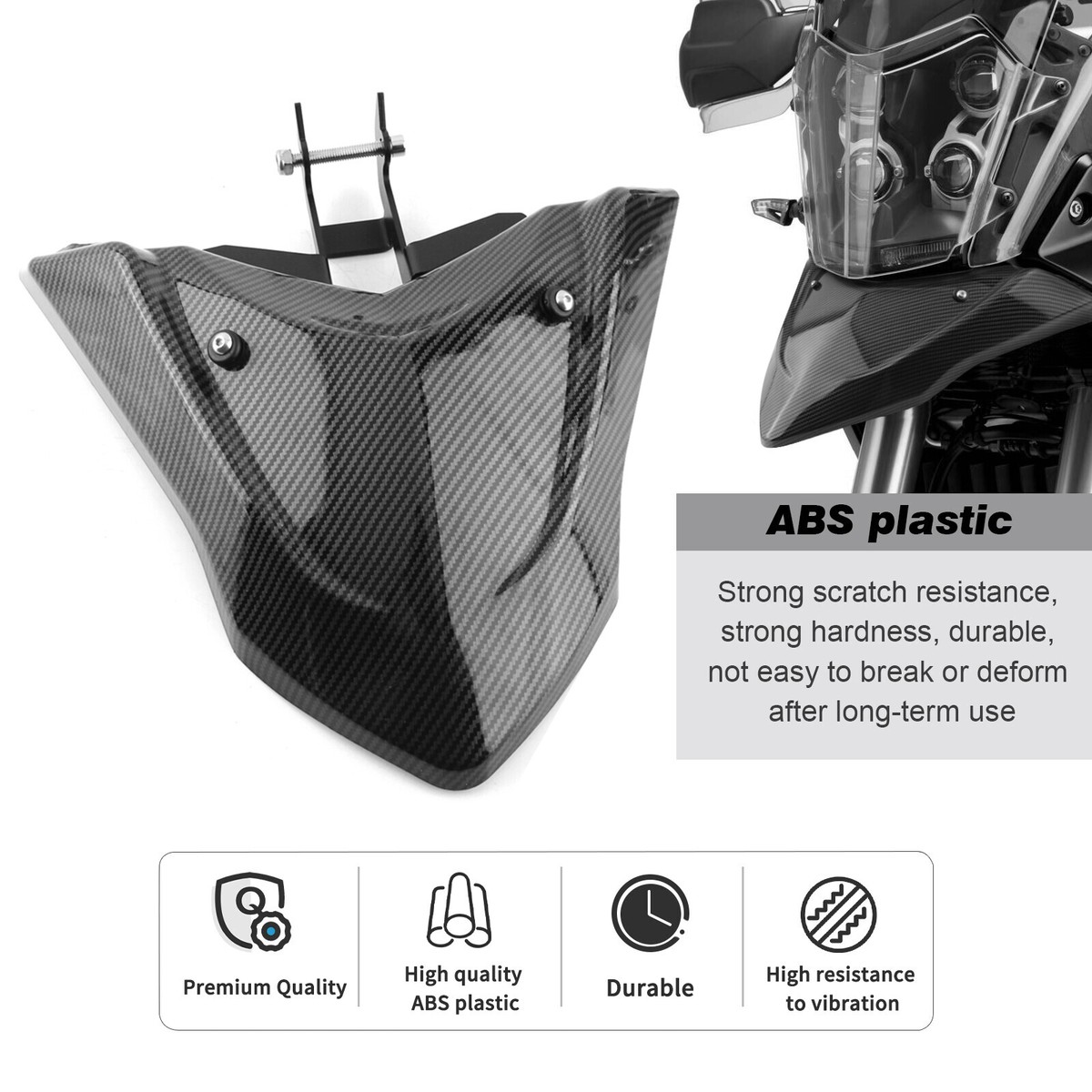 Motos Front Fairing Fender Beak Extension Cover For 2022 Yamaha