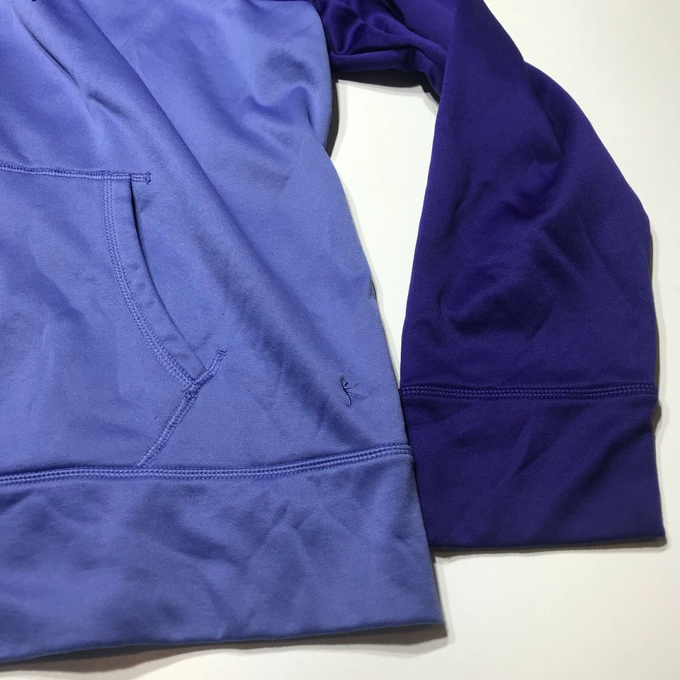 Danskin теперь куртка женщин размер XXL (20) фиолетовый полный молнии толстовка с капюшоном флис с подкладкой - Изображение 4 из 4