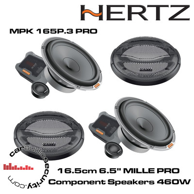 Hertz MILLE MPK 165P.3 PRO - 16,5cm 6,5'' Auto Komponentenlautsprecher 460W Gesamtleistung