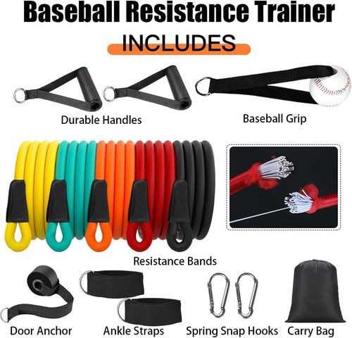 Baseball Resistance Trainer,Training Aid for Baseball Softball Pitchers,Inter... - 第 2/3 張圖片