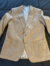 Iconic Vintage 70s Halston Blazer Classic Ultra Suede Caramel Color Made In USA