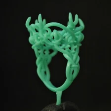 Ring Wax patterns for Lost Wax Casting Gold Jewelry/injection wax (1 pc)_0021