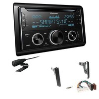 Pioneer Autoradio Bluetooth USB Einbauset FüR Toyota FJ Cruiser Ab 2006 Schwarz