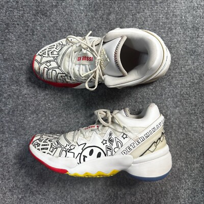 Adidas Shoes Boys White Issue #2 Determination Over