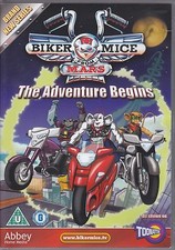 Biker Mice From Mars - The Adventure Begins (Animated) (DVD, 2006