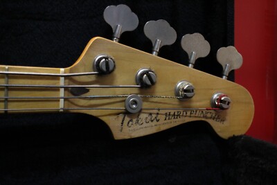 Vintage Tokai Hard Puncher Precision Type Electric Bass Black