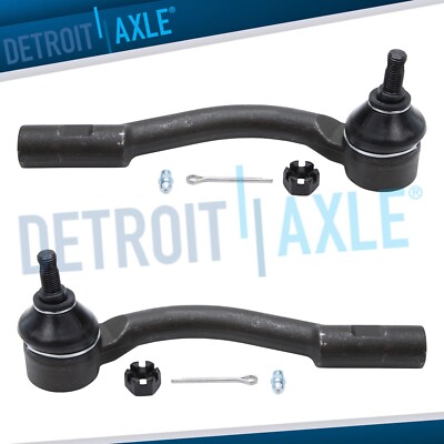(2) Front Outer Tie Rod End for 2006 2007 2008 2009 2010 2011 Hyundai Accent