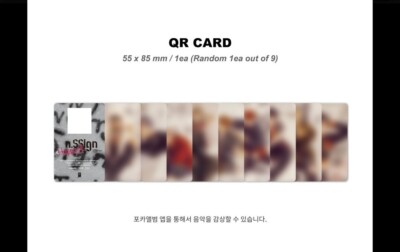 n.SSign 2nd Mini Album [Happy &] POCA Ver. QR Card+2ea P.Card+2ea