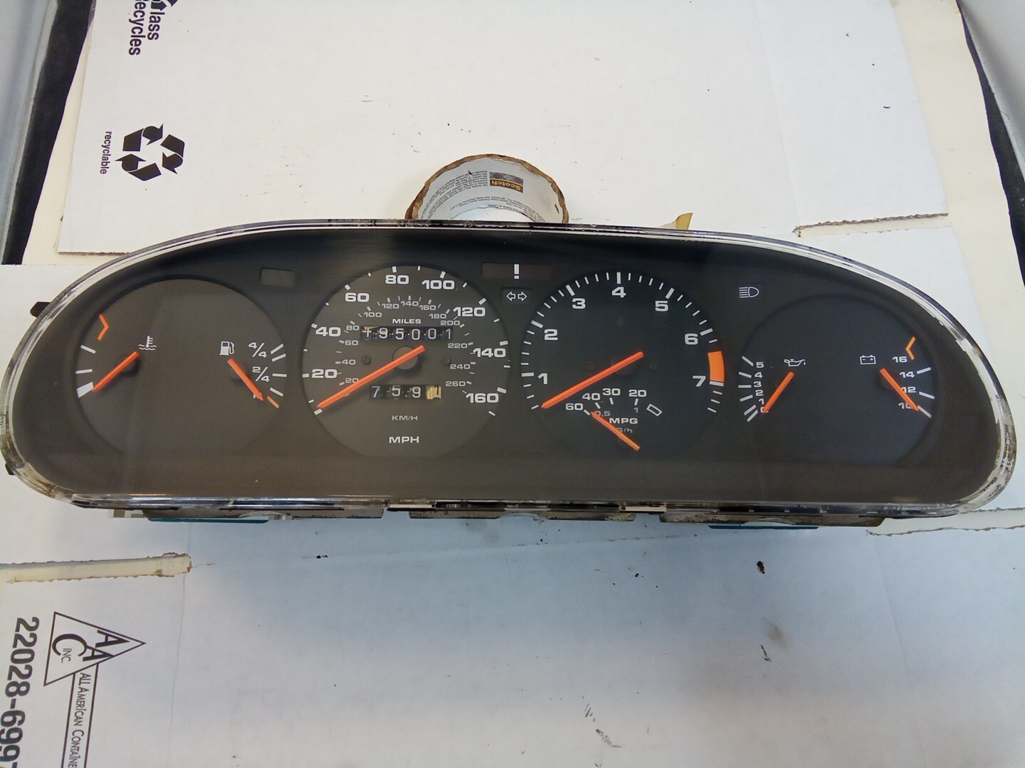 1986 PORSCHE 944 USED INSTRUMENT CLUSTER P944.641.311.02 eBay