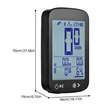 GPS Bike Computer Wireless Bike Speedometer 5Star Positioning Bike Odometer G5D4