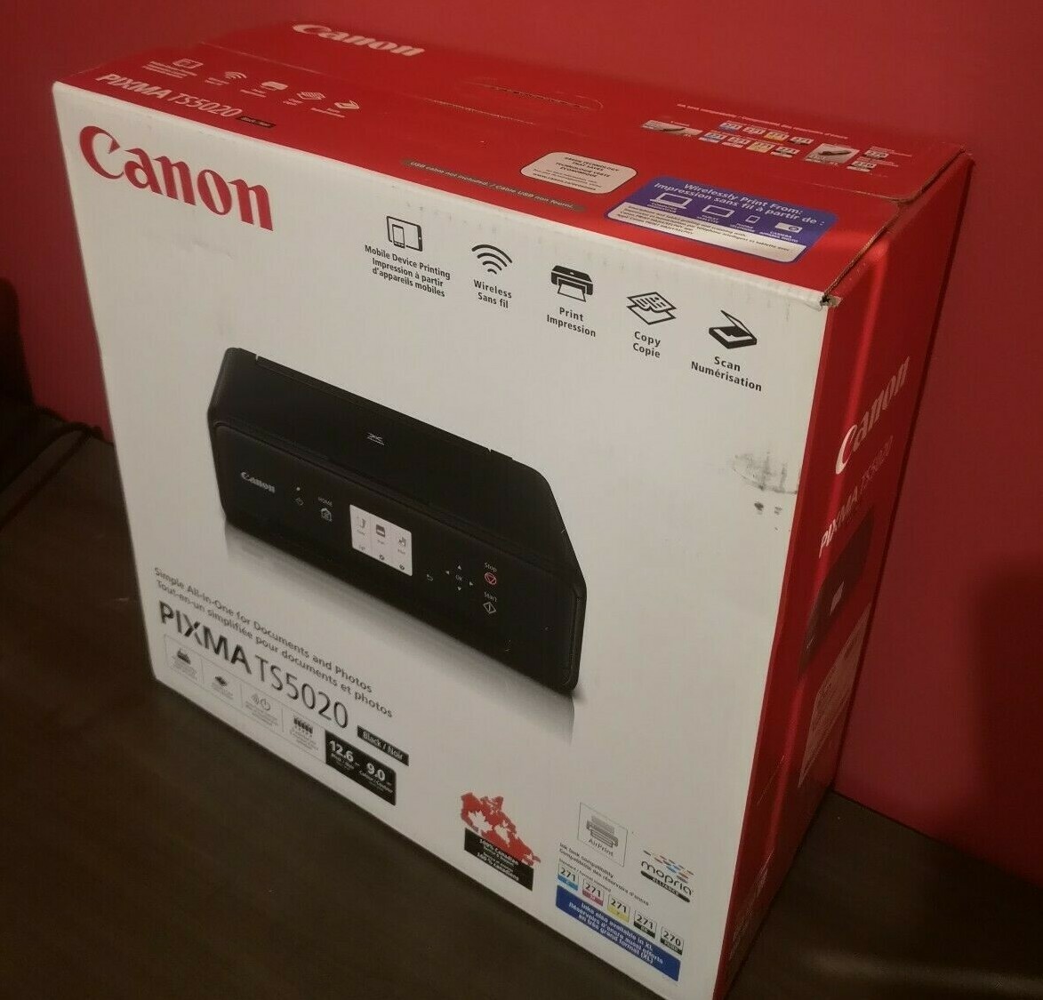 BRAND NEW Unopened Canon Pixma TS5020 Wireless Black Printer for Edible