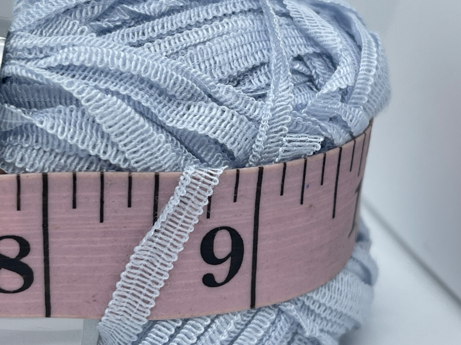 Light Blue Sale Ribbon Yarn #70898 Ice Yarns Acryl Nylon 50gr 153yds 3/ ...