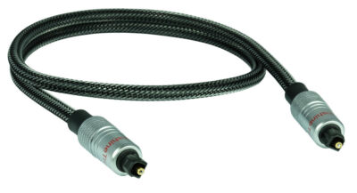 0,7m-15m SunshineTronic Premium Toslink Kabel Optisches Kabel Nylon-BlackSilver