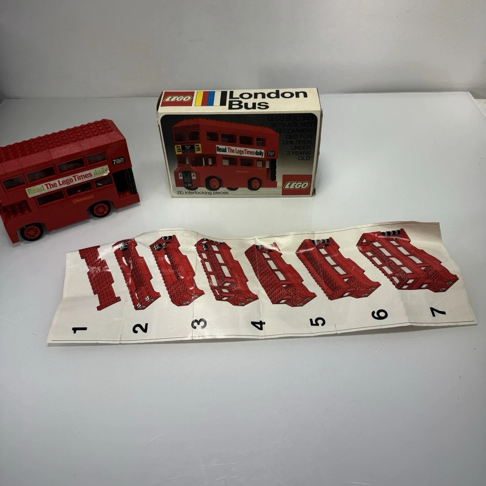 Lego London Bus 1974 Set 760 !00% Complete With Box And Instructions - Image 2 of 4