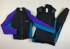 BARE Wet Suit Junior Combo Size 14 2-Piece Nylon Neoprene Diving Surfing