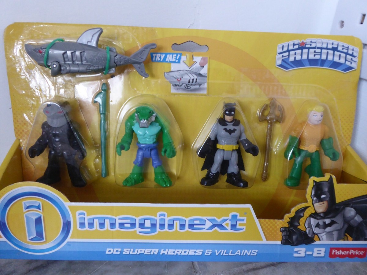 Imaginext Heroes Villains Figures Batman K Croc Black Manta