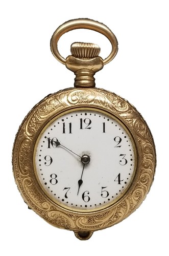 Vintage Womens Sheffield Swiss Made Gold Tone Pocket Watch - Manual Wind 4 repai Vintage Womens Sheffield Swiss Made Gold Tone Pocket Watch  main image 4