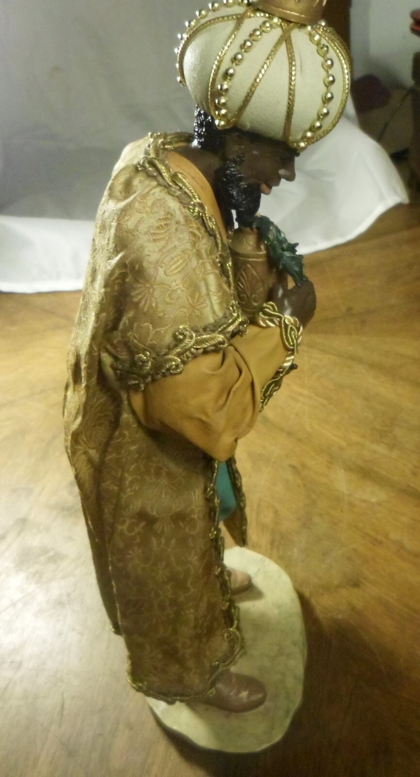 Kirkland Signature 20 Piece Nativity Set Fabric Mache Complete 404603