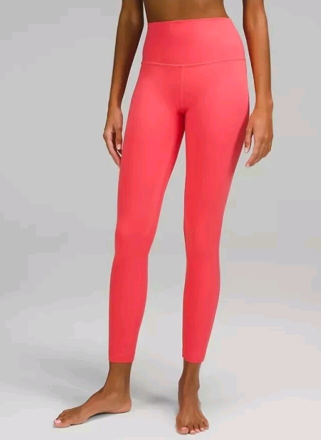 Lululemon Align HR Pant 28” Size 12 Pink Pale Raspberry PLBR