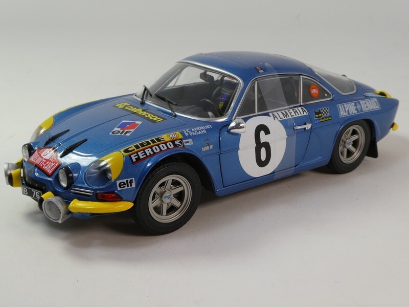 SOLIDO RENAULT ALPINE A110 1600S 17 Darniche Rally Montecarlo 1972 1/18 EUR 61,22 - FR