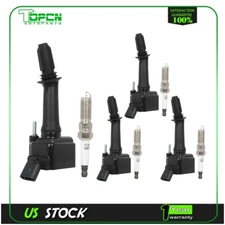 4x Ignition Coil & IRIDIUM Spark Plug Kits for Chevrolet Malibu Equinox Buick