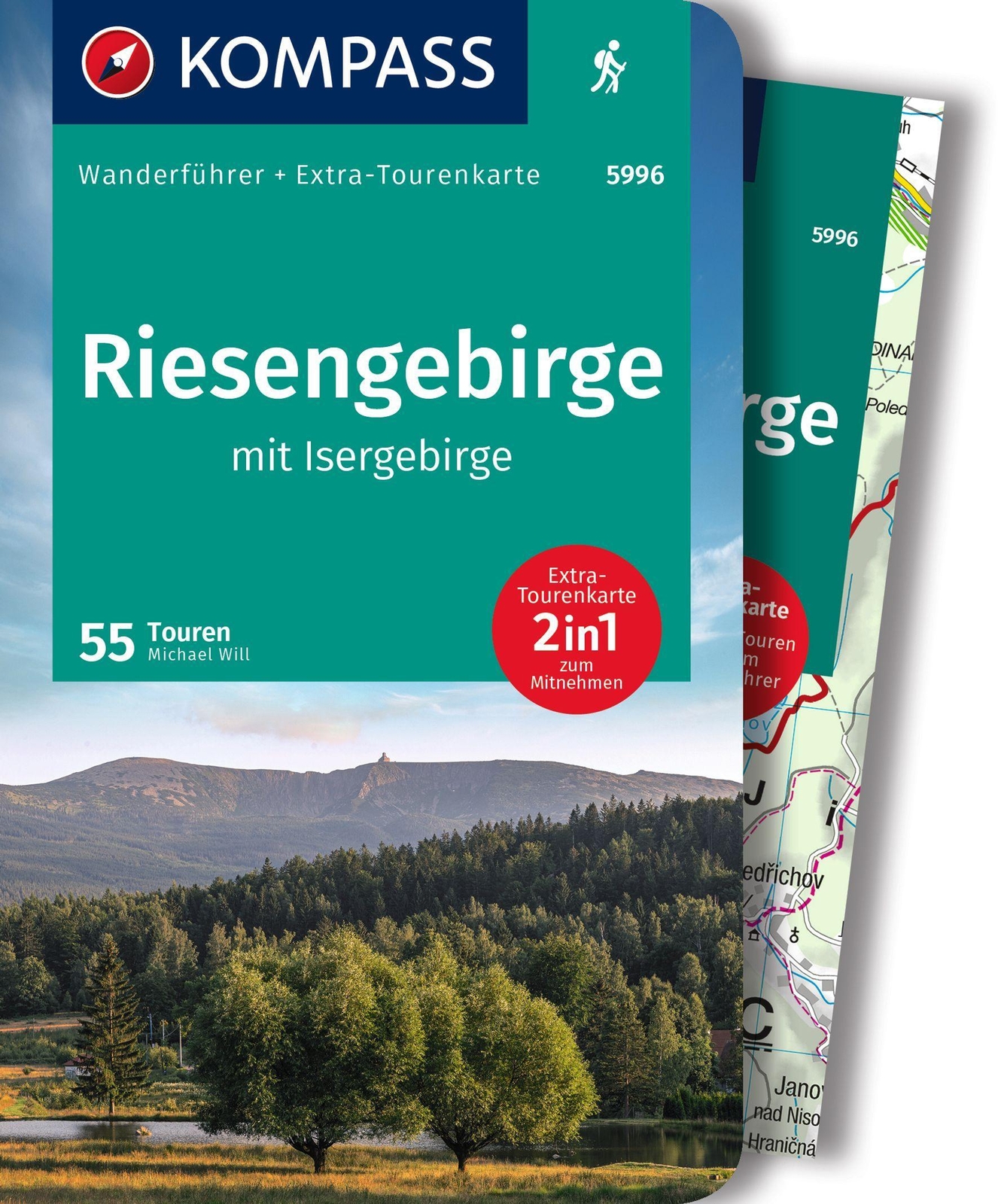 Thumbnail - Michael Will / Kompass Wanderführer Riesengebirge Mit Isergebirge, 55