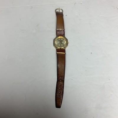 Vintage‎ Valentino GTI Watch Brown Leather Strap Untested Vintage Valentino GTI Watch Brown Leather Strap Untested - Etsy main image 4