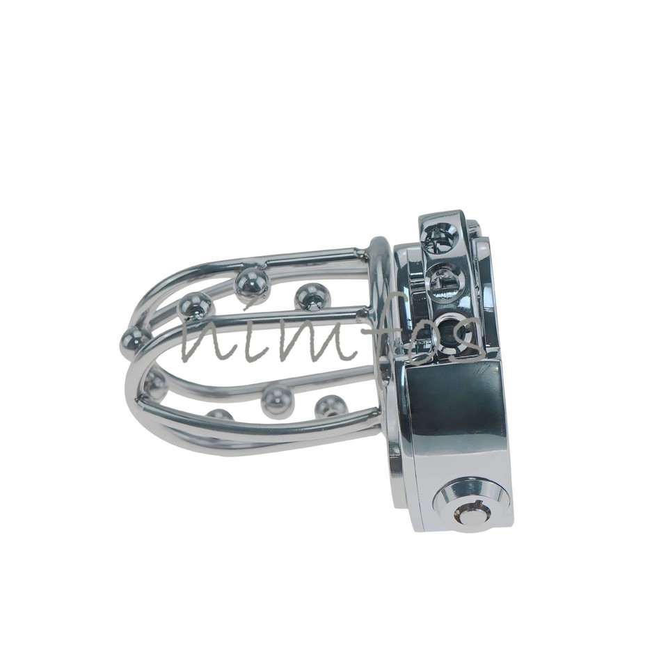 Stainless Steel Male Breathable Cage Chastity Device Lock Adjust 32 ...