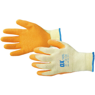 OX Tools Latex Super Strong Grip Sicherheitshandschuhe 