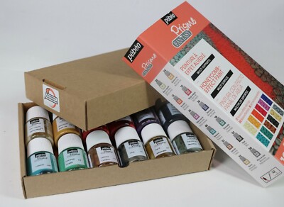 Pebeo PE754466 20 Ml Discovery Paint Set, Fantasy Prisme - 12 Per Pack, 1