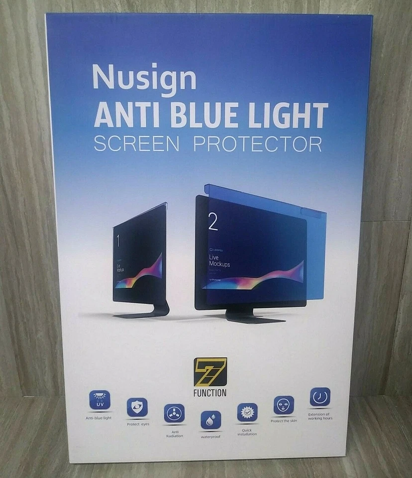 NUSIGN Easy Hang 22 inch Blue Light Blocking Screen Protector Panel for Desktop - Image 2 of 4